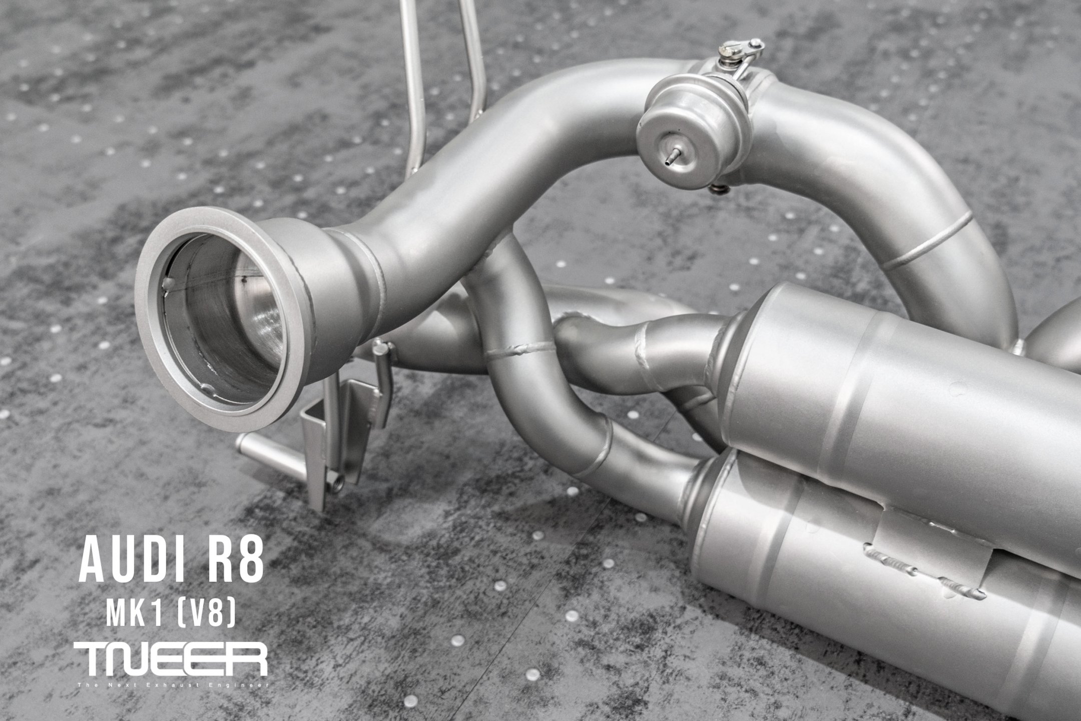 AUDI R8 MK1 V8 / V10 TNEER Quantum Ceramic Titanium Race Exhaust (Non-Valvetronic)