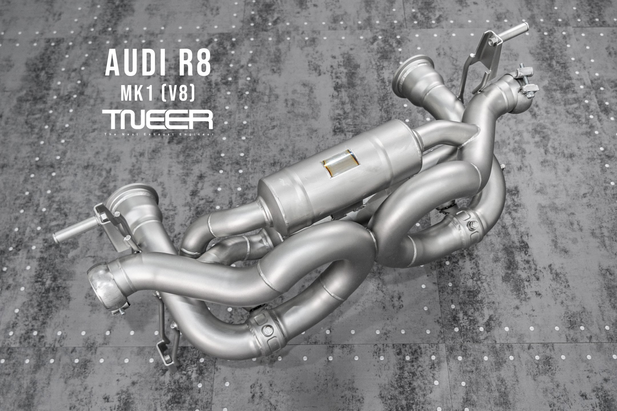 AUDI R8 MK1 V8 / V10 TNEER Quantum Ceramic Titanium Race Exhaust (Non-Valvetronic)