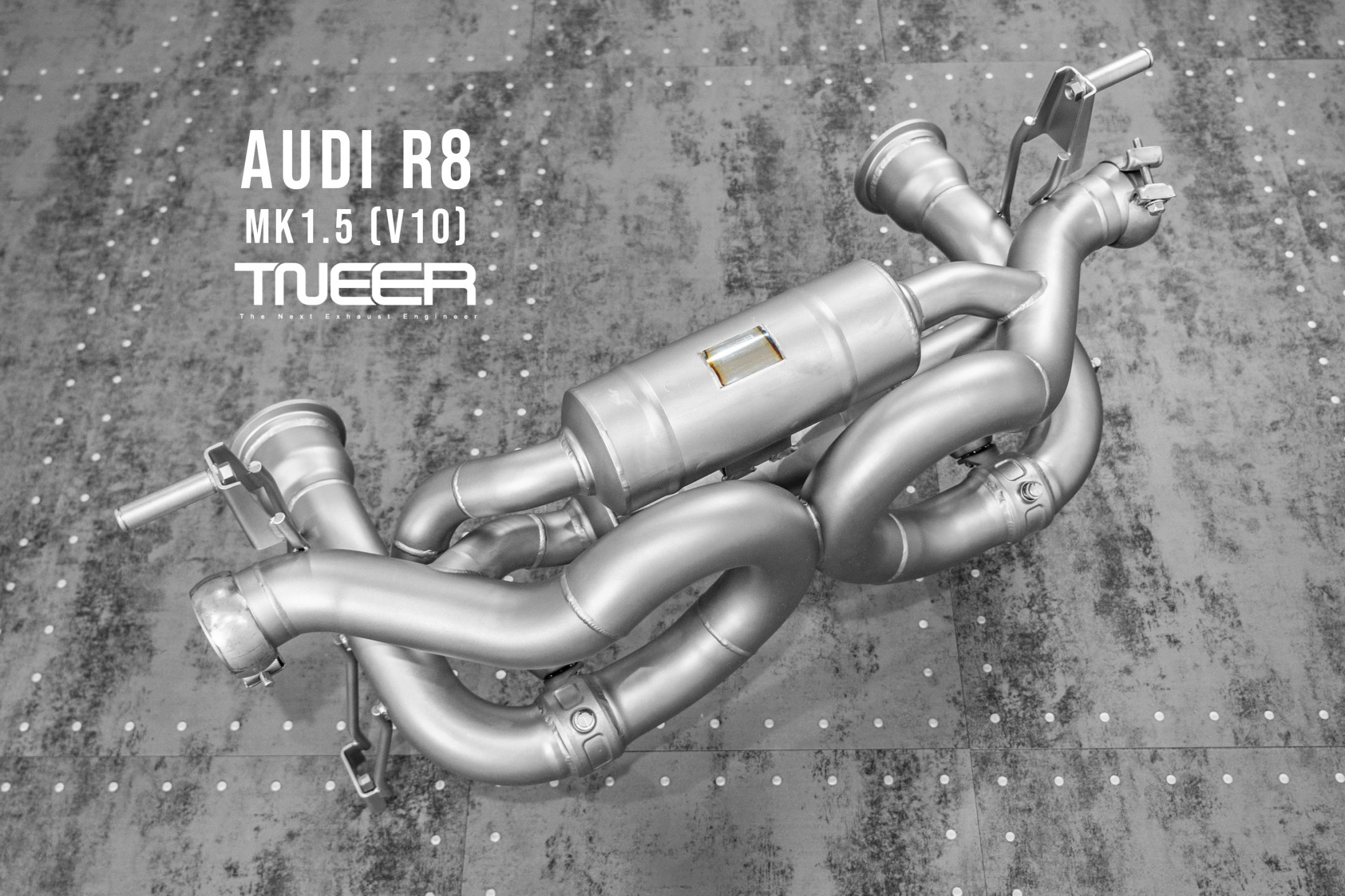 AUDI R8 MK1.5 V8 / V10 TNEER Quantum Ceramic Titanium Exhaust (Non-Valvetronic)