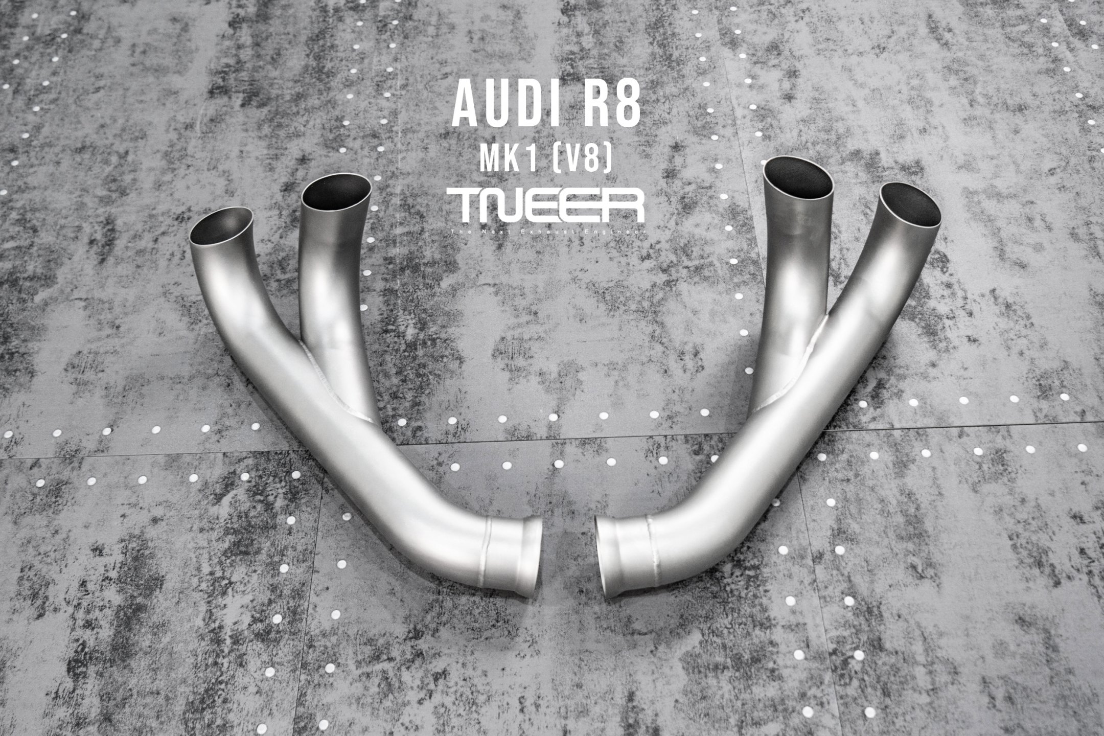 AUDI R8 MK1 V8 / V10 TNEER Quantum Ceramic Titanium Race Exhaust (Non-Valvetronic)