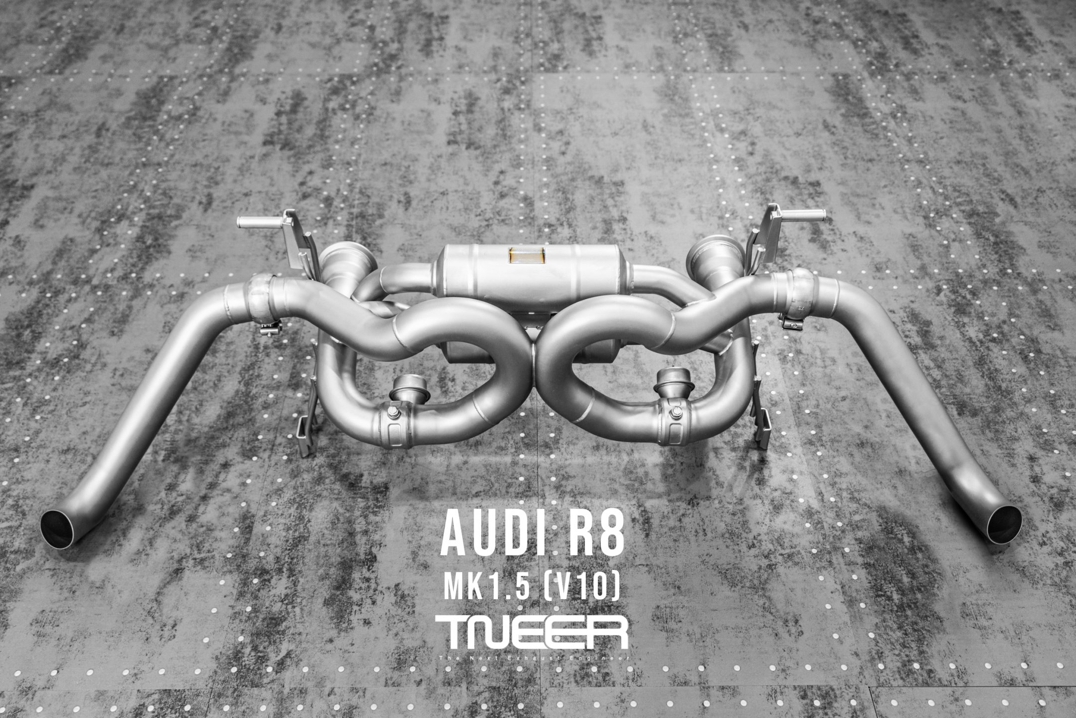 AUDI R8 MK1.5 V8 / V10 TNEER Quantum Ceramic Titanium Exhaust (Non-Valvetronic)