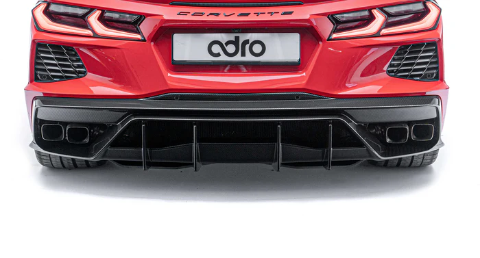 CORVETTE C8 ADRO PREPREG CARBON FIBER REAR DIFFUSER
