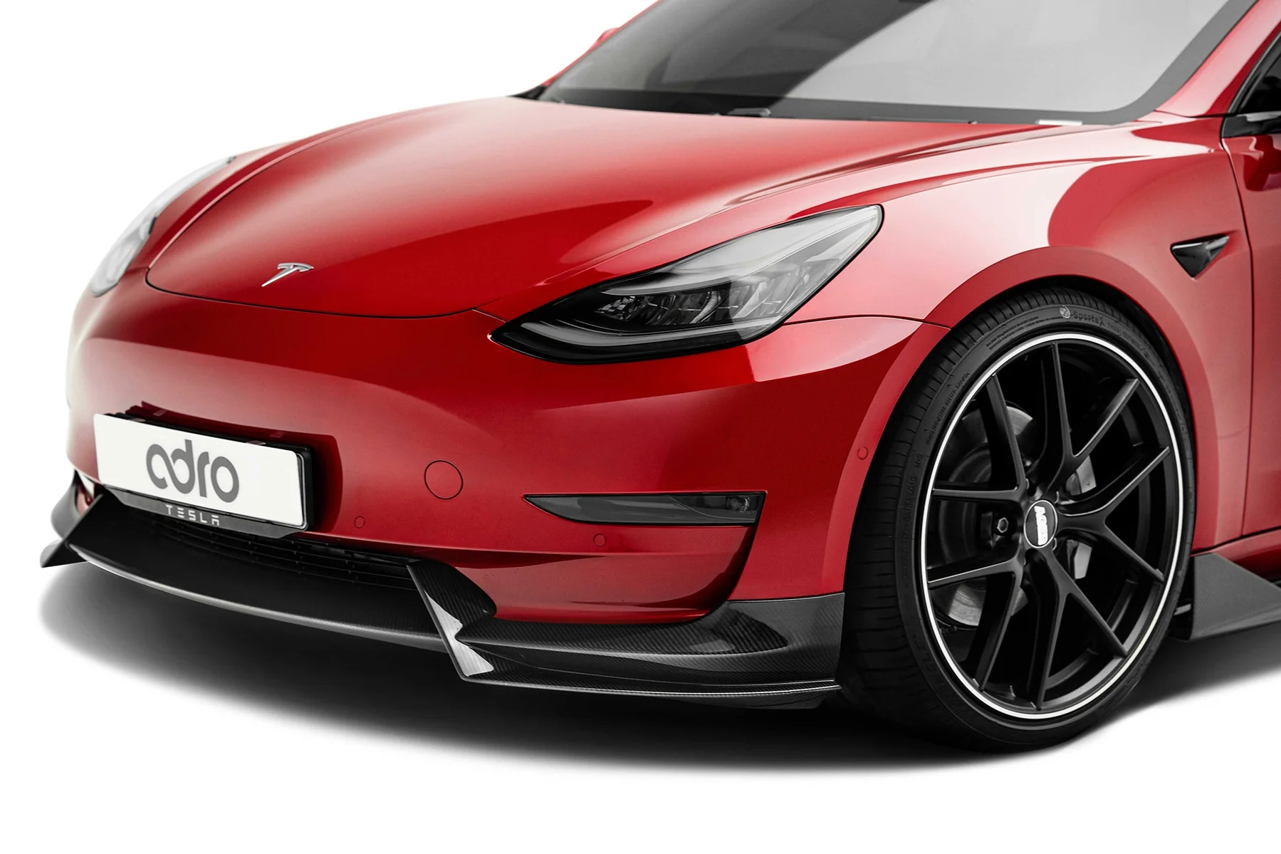 TESLA MODEL 3 PREMIUM ADRO PREPREG CARBON FIBER SIDE SKIRT