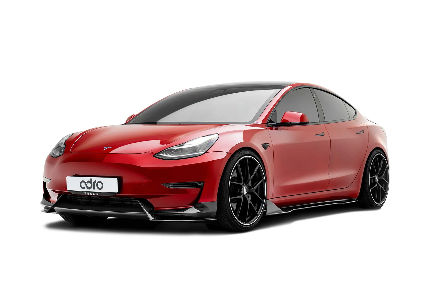 TESLA MODEL 3 PREMIUM ADRO PREPREG CARBON FIBER SIDE SKIRT