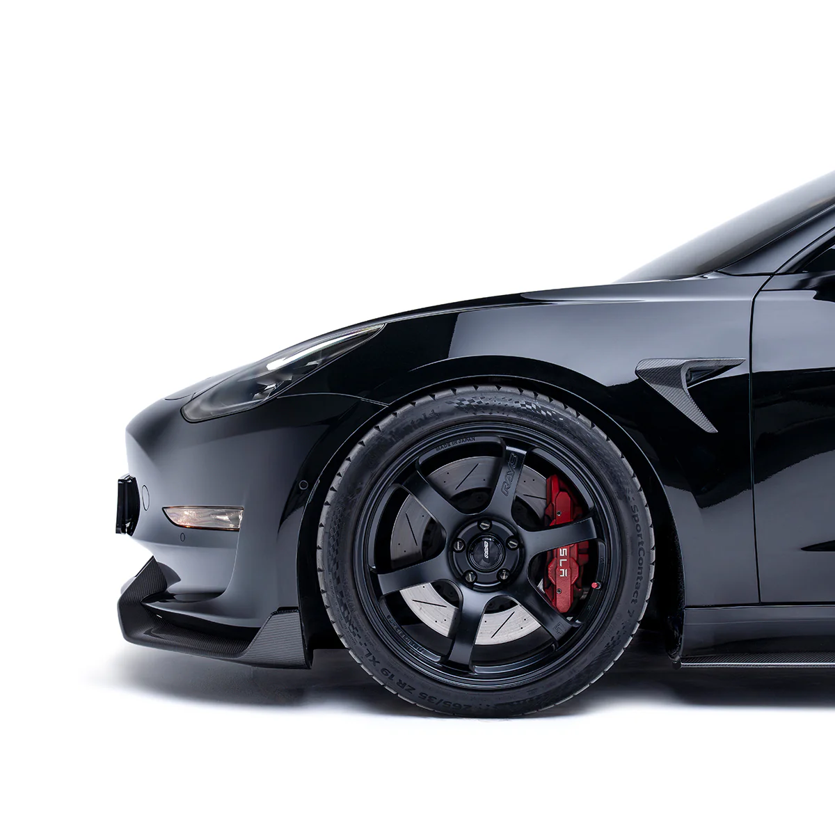 TESLA MODEL 3 ADRO FRONT LIP V2