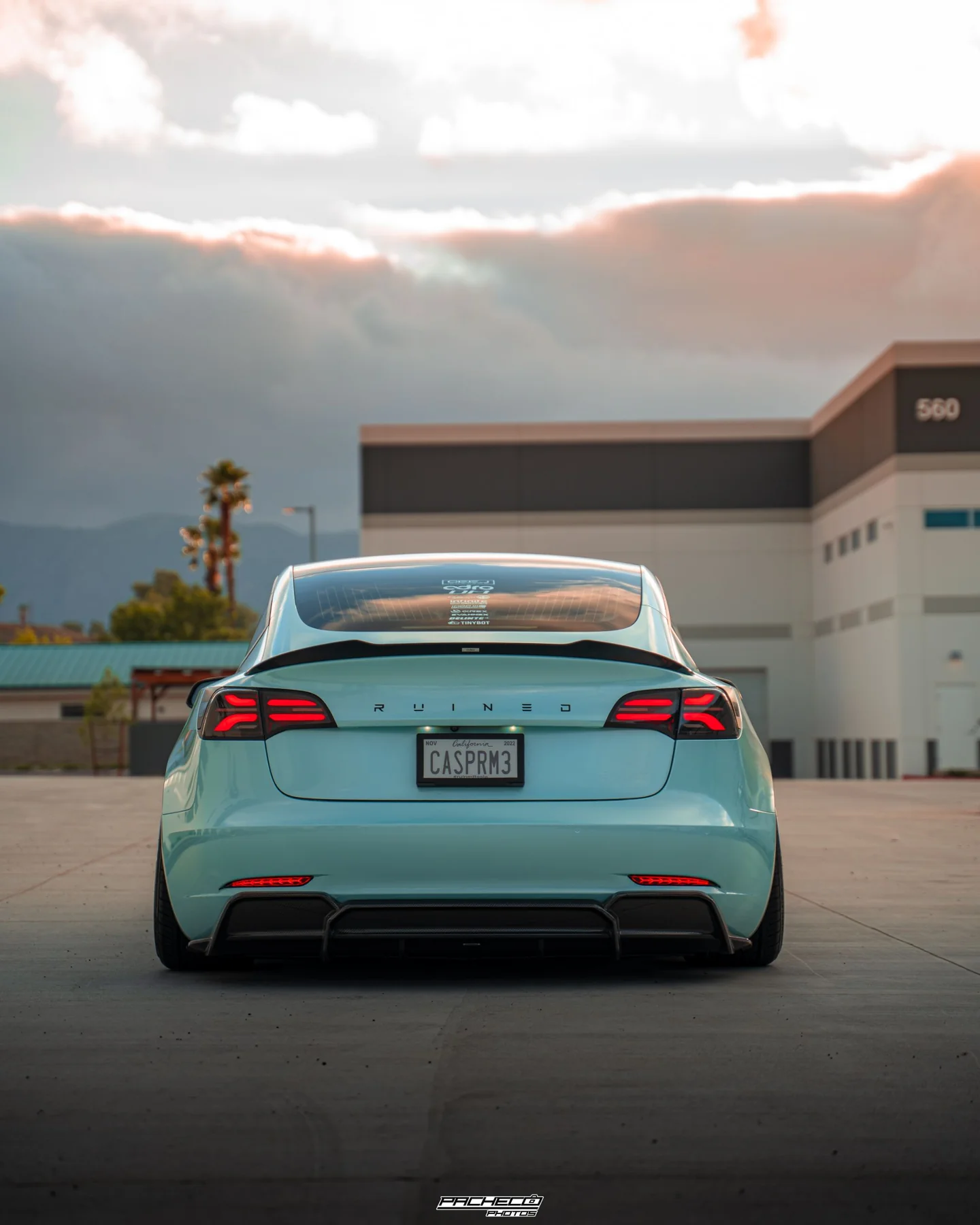 TESLA MODEL 3 ADRO REAR DIFFUSER V2