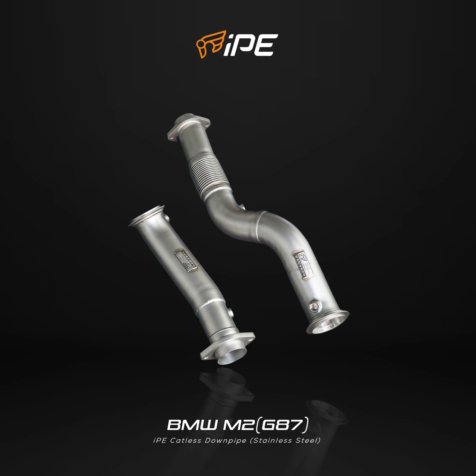 BMW G87 M2 IPE Catted & Catless Downpipe (Non-OPF & OPF)