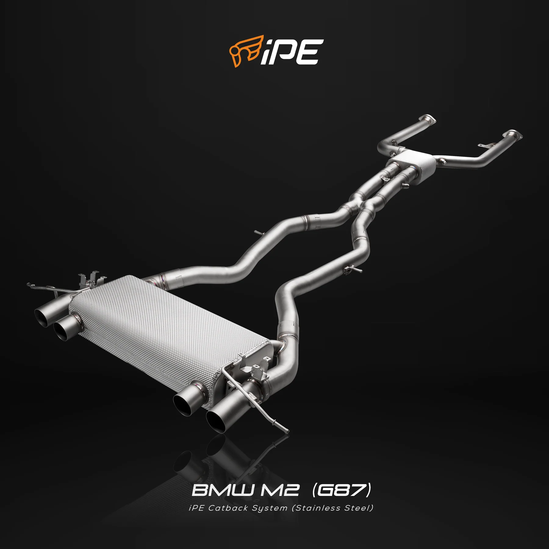 BMW G87 M2 IPE Cat-Back Exhaust System (Equal-Length Front Pipe)