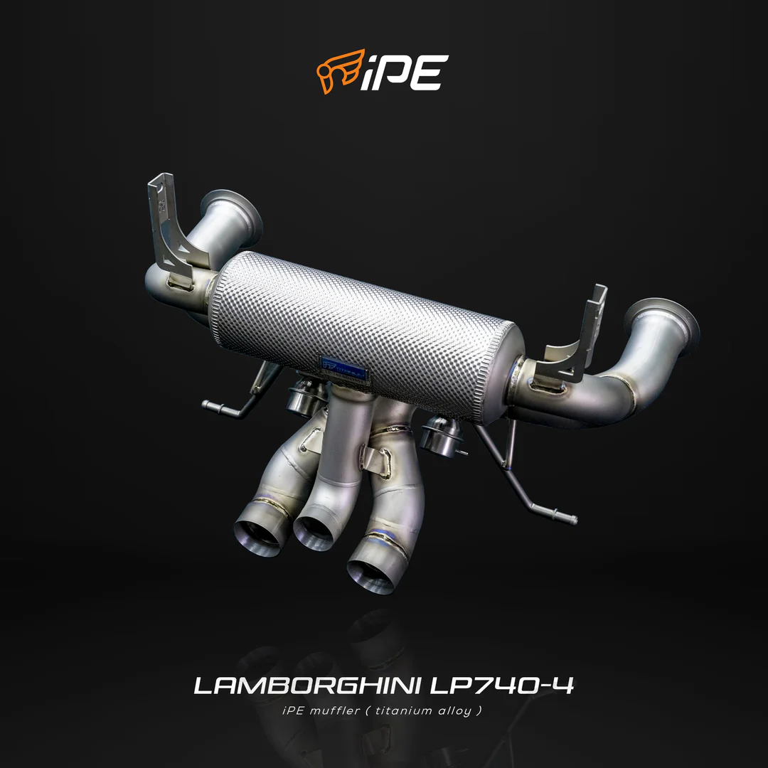 IPE Catless Straight Pipe + Heat Protector for Lamborghini Aventador S LP740-4 / LP740-4 Roadster