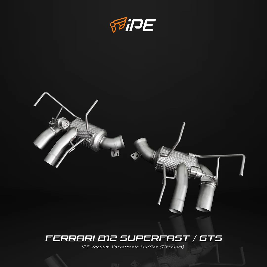 IPE Rear Valvetronic Exhaust System for Ferrari 812 Superfast / 812 GTS