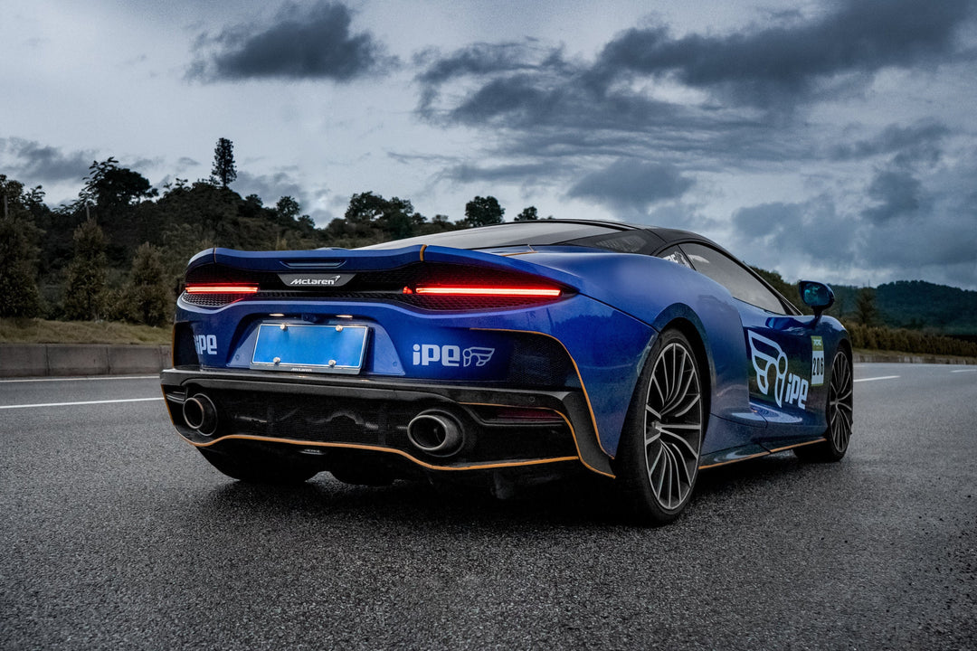 IPE Catted & Catless Downpipe with Stainless Steel Heat Shield for McLaren GT