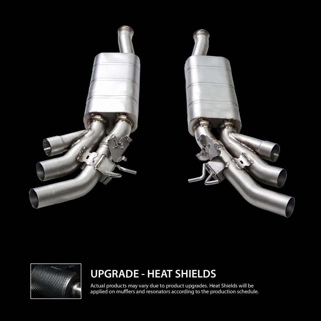 IPE Cat-Back System (OPF Version) for Mercedes-Benz G500 (W464) – Chrome Black Tips