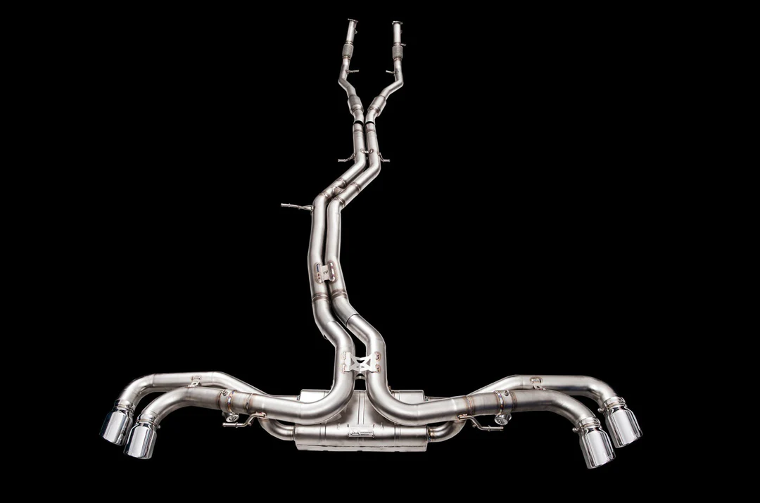 IPE Cat Back System – Porsche Cayenne / Cayenne Coupe 2.9T (Bilateral Front Tube)