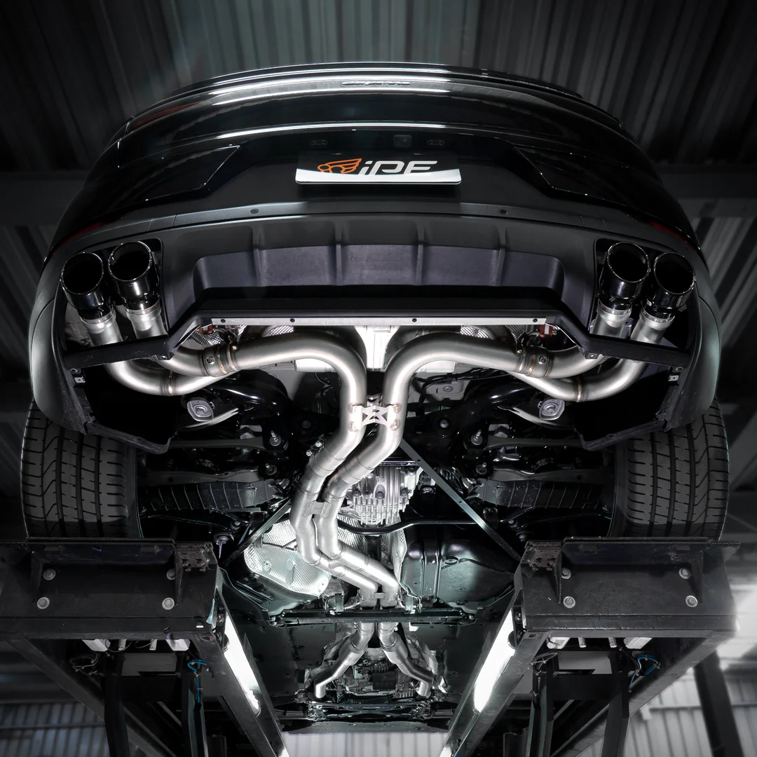IPE Cat Back System – Porsche Cayenne / Cayenne Coupe 2.9T (Bilateral Front Tube)