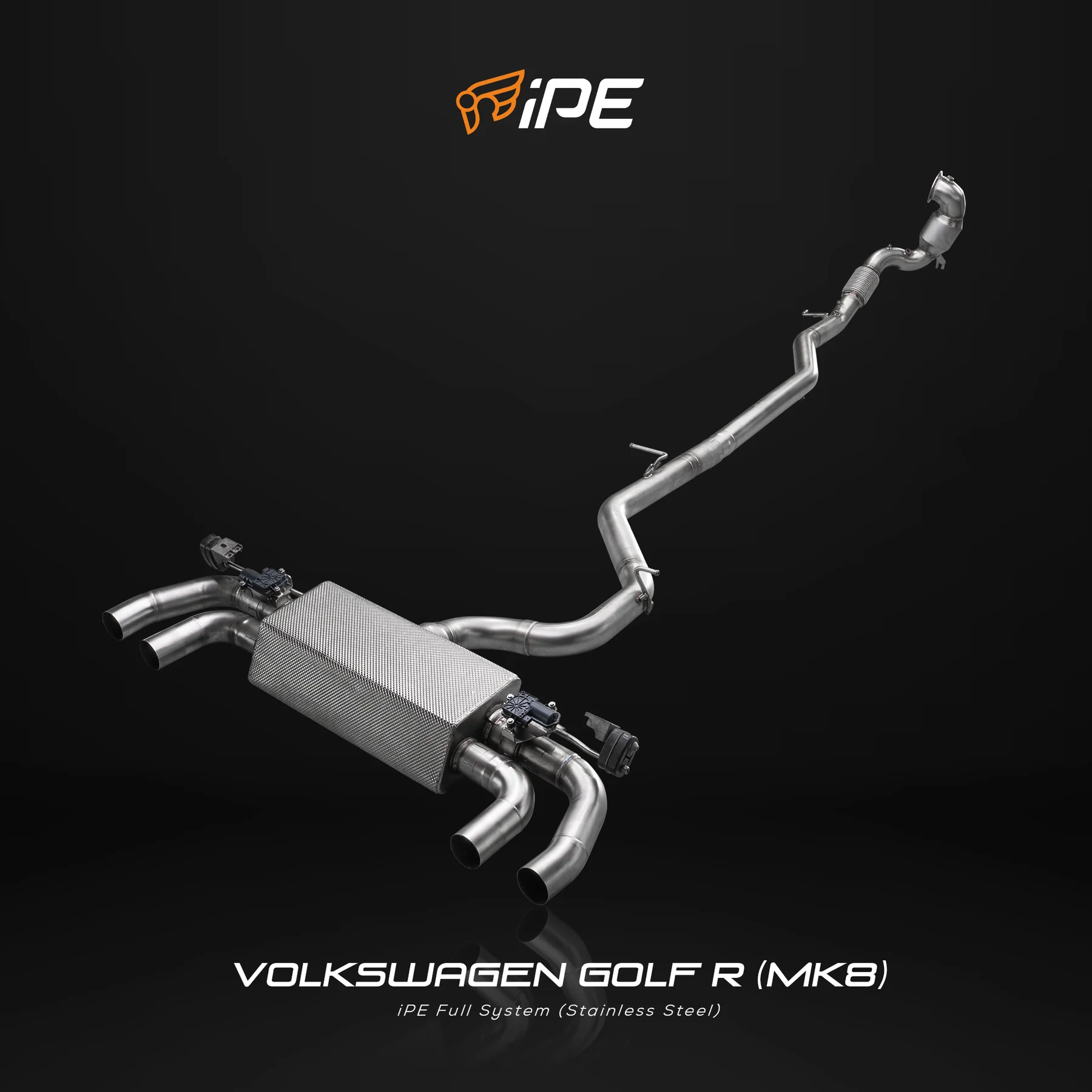 IPE Cat Back Exhaust System for VW Golf R MK8
