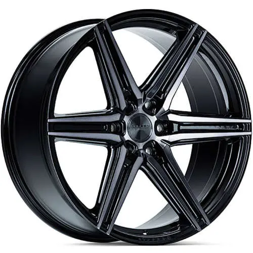 Vossen HF62 22″ x 9.5″ 6X135 ET20 Gloss Black Alloy Wheel – HF62-2F26