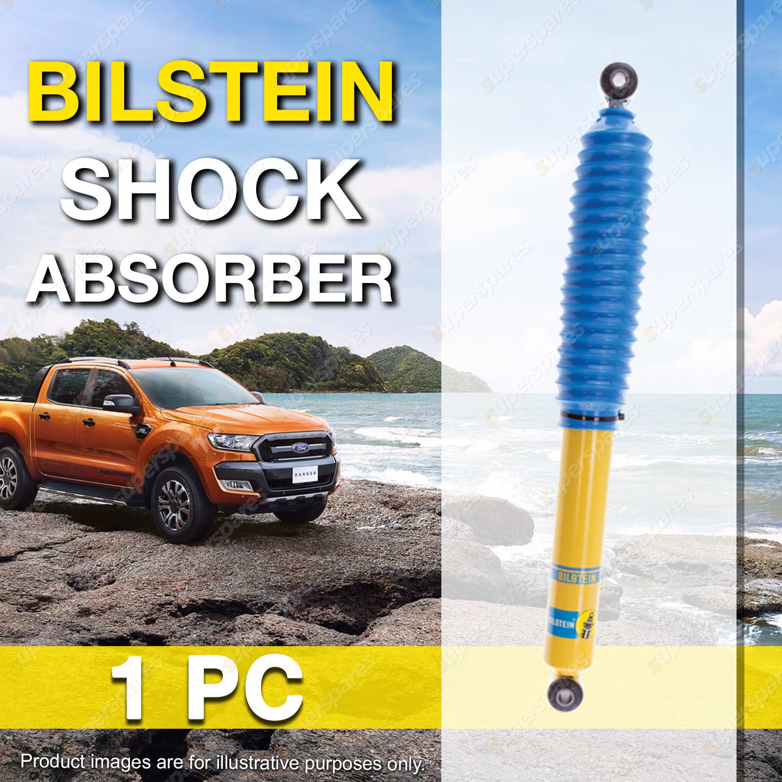 Bilstein B6 4600 Front Shock Absorber – Daihatsu Rocky (F70/F75 4WD, 1984–1993, Standard Ride)