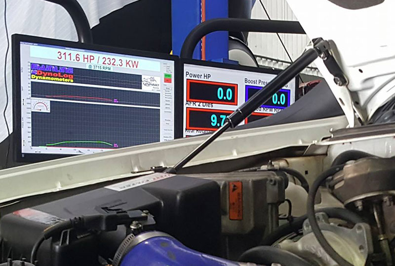 Dyno testing car performance upgrades Gold Coast EA Performance.