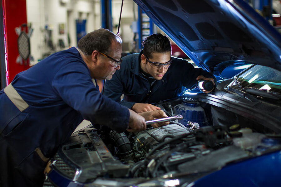 performance car maintenance engine check workshop supercar