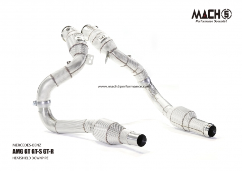 Mercedes-Benz AMG GT / GT-S / GT-R / GTC 2014-2021 Downpipes - Mach5 official product photo 3