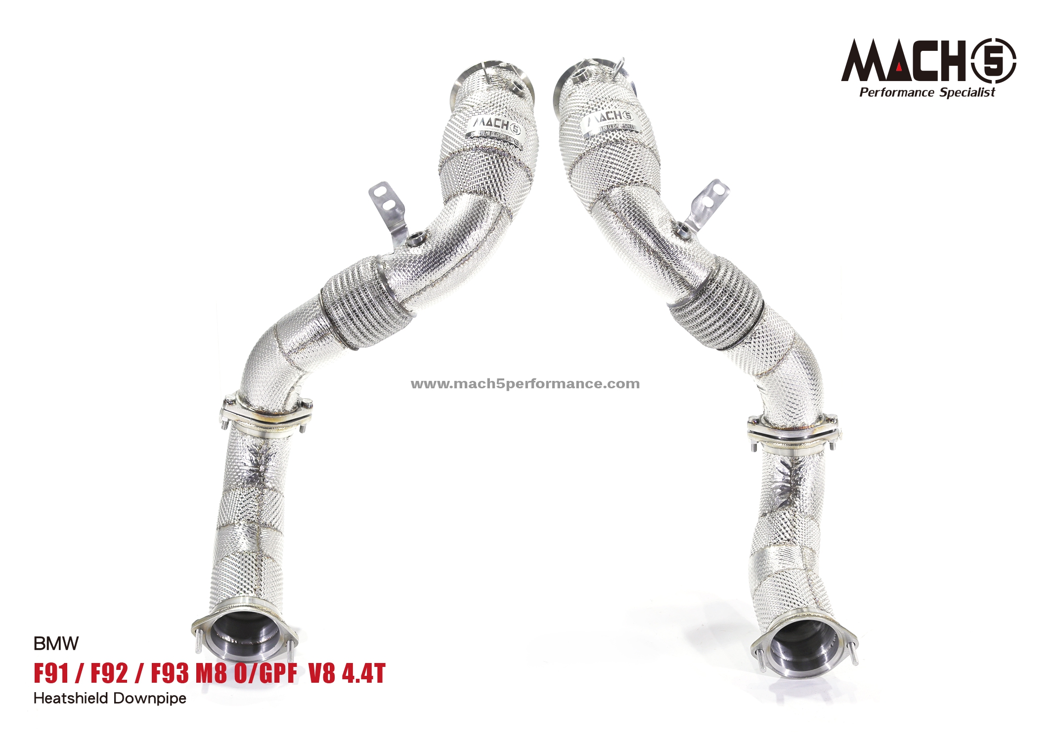 Mach5 BMW M8 downpipes Mach5 downpipes for BMW M8 F91 F92 F93
