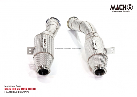 Mercedes-Benz AMG W213 E43/E400/E450 M276 3.0T 2016-2023 Downpipes - Mach5 official product photo 2