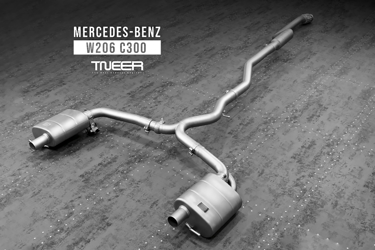 Official TNEER Mercedes-Benz W206 C300 full valvetronic exhaust system Official TNEER Mercedes-Benz W206 C300 full valvetronic exhaust system