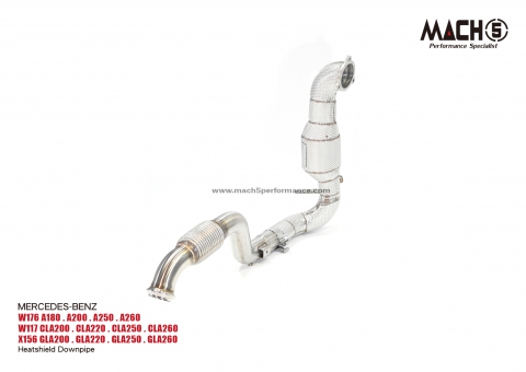 Mercedes-Benz W117 CLA250/CLA260 2013-2019 Downpipes - Mach5 official product photo 3