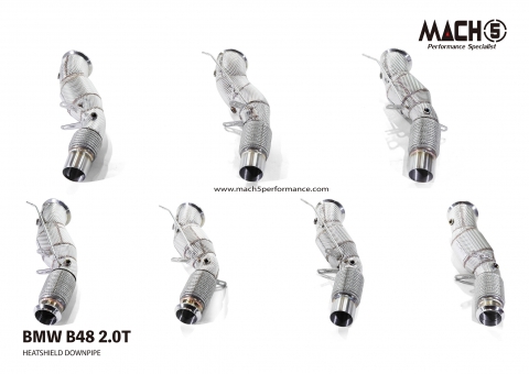 BMW F32/F36 420/425/430 B48 2.0T 2015-2020 Downpipes - Mach5 - official product photo 1 BMW F32/F36 420/425/430 B48 2.0T 2015-2020 Downpipes - Mach5 official product photo 1
