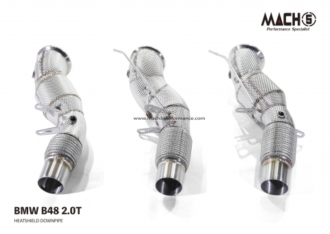 BMW F32/F36 420/425/430 B48 2.0T 2015-2020 Downpipes - Mach5 official product photo 2