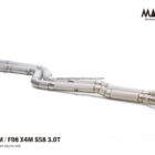 BMW F97 X3M / F98 X4M S58 3.0T 2019-2021 Midpipes - Mach5 official product photo 2