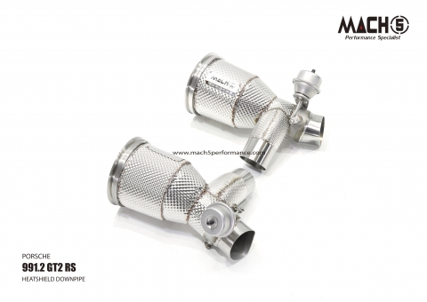 Porsche 991.2 GT2 RS 2017-2019 Downpipes - Mach5 official product photo 2