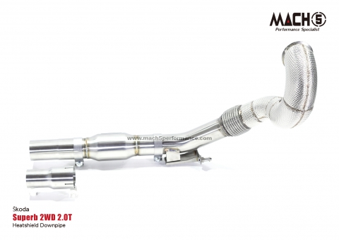 Skoda Superb 2WD 2.0T 2015-2019 Downpipes - Mach5 official product photo 2