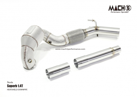 Skoda Superb 1.4T 2015-2019 Downpipes - Mach5 - official product photo 1 Skoda Superb 1.4T 2015-2019 Downpipes - Mach5 official product photo 1