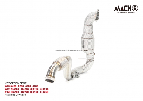 Mercedes-Benz W117 CLA250/CLA260 2013-2019 Downpipes - Mach5 official product photo 2