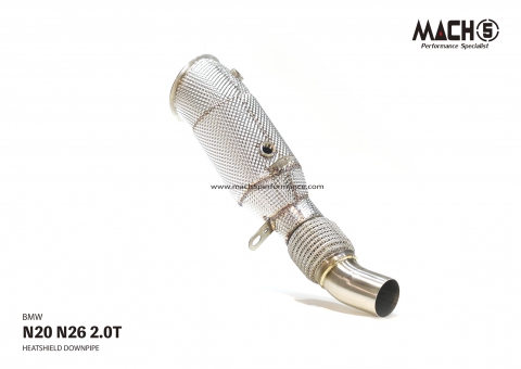 BMW F30/F31 320i/328i N20/N26 2.0T 2012-2019 Downpipes - Mach5 official product photo 2