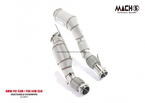 BMW F97 X3M / F98 X4M S58 3.0T (2022) 2022-2023 Downpipes - Mach5 official product photo 3