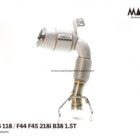 BMW F40 116i/118i + F44/F45 218i B38 1.5T 2019-2025 Downpipes - Mach5 official product photo 1