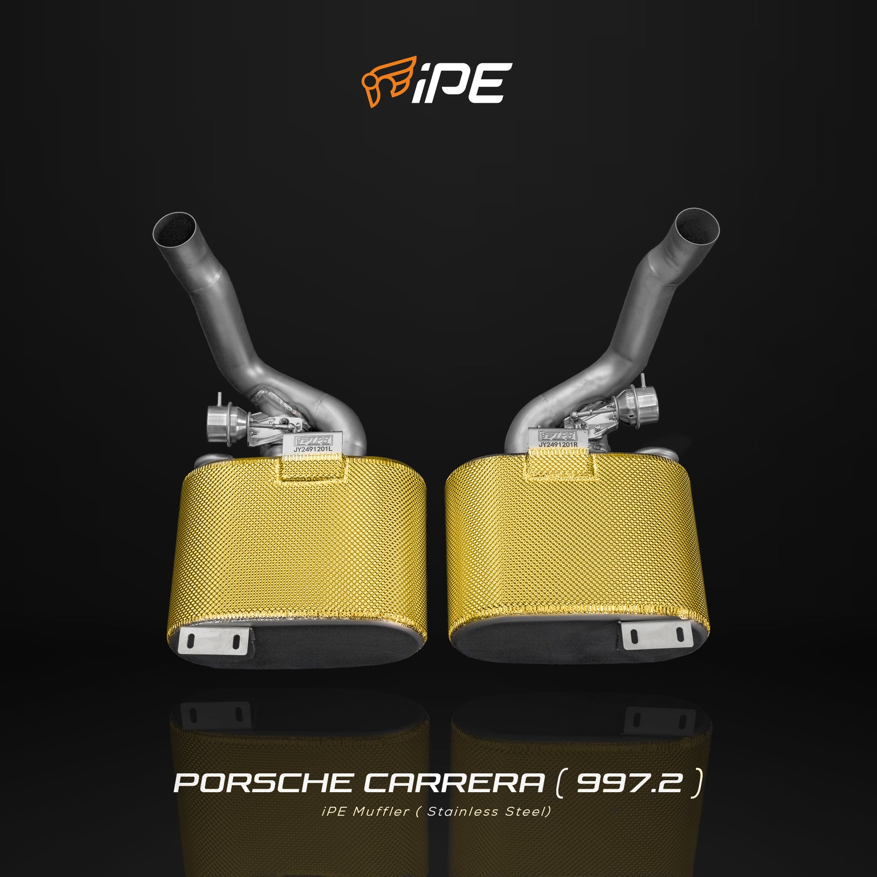 iPE Rear Valvetronic Exhaust System for Porsche 997.2 Carrera / Carrera S / Carrera 4 / Carrera 4S / GTS - official product photo 1 iPE Rear Valvetronic Exhaust System for Porsche 997.2 Carrera / Carrera S / Carrera 4 / Carrera 4S / GTS official product photo 1