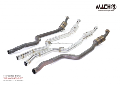 Mercedes-Benz W218 CLS63 5.5T RWD/AWD 2011-2018 Downpipes - Mach5 official product photo 2