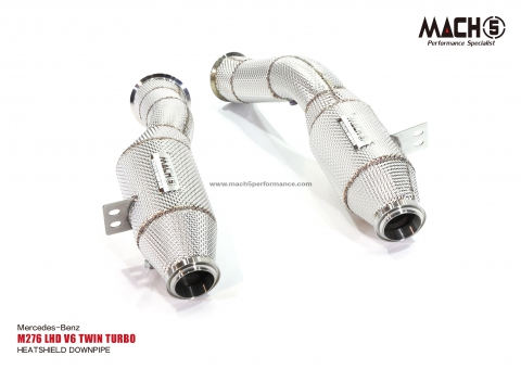 Mercedes-Benz AMG W213 E43/E400/E450 M276 3.0T 2016-2023 Downpipes - Mach5 official product photo 3