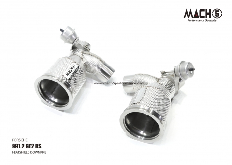 Porsche 991.2 GT2 RS 2017-2019 Downpipes - Mach5 - official product photo 1 Porsche 991.2 GT2 RS 2017-2019 Downpipes - Mach5 official product photo 1