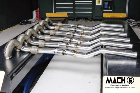 Volkswagen Golf MK7 R 2013-2020 Downpipes - Mach5 official product photo 2