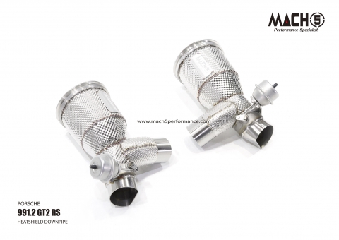 Porsche 991.2 GT2 RS 2017-2019 Downpipes - Mach5 official product photo 3