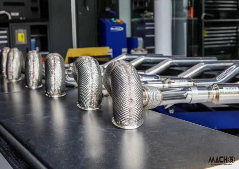 Audi S3 2014 4D 8V 2014-2020 Downpipes - Mach5 official product photo 3