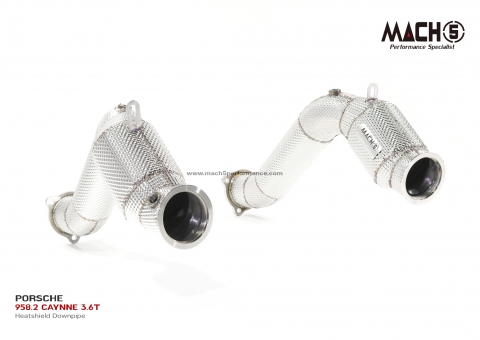 Porsche Cayenne 958.2 GTS S 3.6T 2014-2018 Downpipes - Mach5 official product photo 3