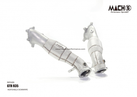 Nissan GTR R35 (76mm) 2007-2025 Downpipes - Mach5 official product photo 3