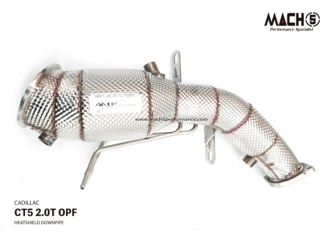 Cadillac CT5 2.0T 2020-2025 Downpipes - Mach5 - official product photo 1 Cadillac CT5 2.0T 2020-2025 Downpipes - Mach5 official product photo 1