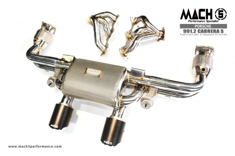 Porsche 991.2 Carrera S Sport Version (PSE Only) 2015-2019 Downpipes - Mach5 official product photo 2
