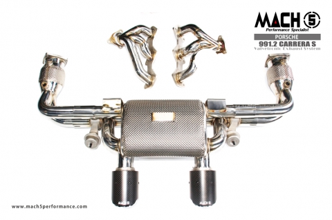 Porsche 991.2 Carrera S Sport Version (PSE Only) 2015-2019 Downpipes - Mach5 - official product photo 1 Porsche 991.2 Carrera S Sport Version (PSE Only) 2015-2019 Downpipes - Mach5 official product photo 1